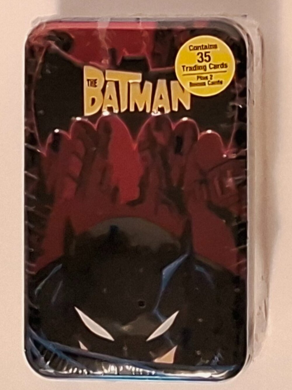 2005 Topps DC “The Batman” Season 1 Trading Cards Sealed ‘Cowl Artwork Lid’ Tin